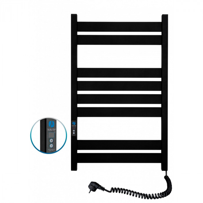 Сушка для рушників Navin Largo 500х800 Digital правий (чорний муар) 12-244052-5080