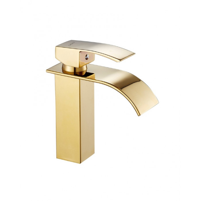 Змішувач для умивальника Calani Lotus L. gold (CAL-B0031)