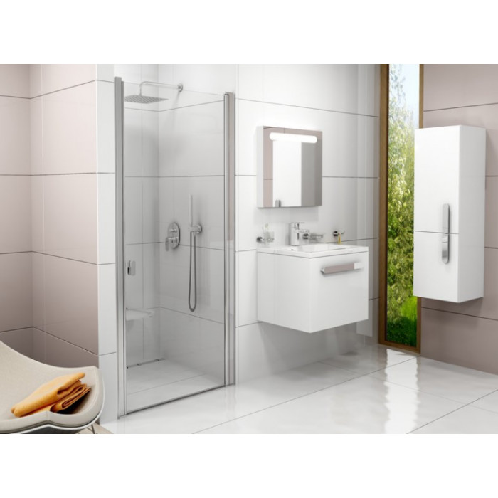 Душові двері Ravak Chrome CSD1-80 Алюміній Transparent 0QV40C00Z1