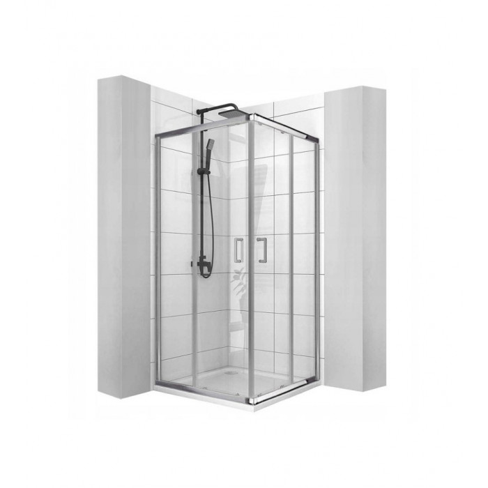 Душевая кабина Calani Vito 80x80 chrom безопасное стекло прозрачное (CAL-K6000)