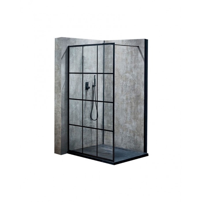 Душевая стенка Calani Soleo 100x195 безопасное стекло прозрачное (CAL-K6011)