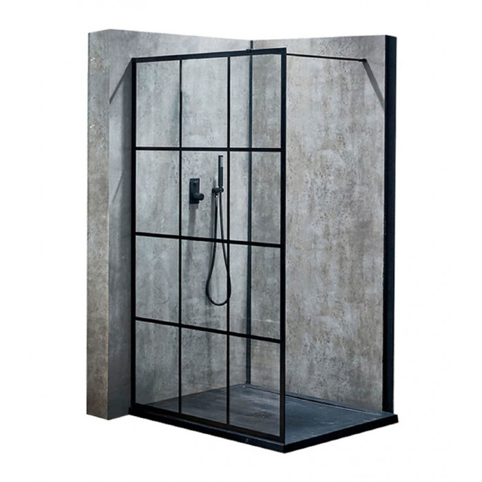 Душова стінка Calani Soleo 120x195 безпечне прозоре скло (CAL-K6013)