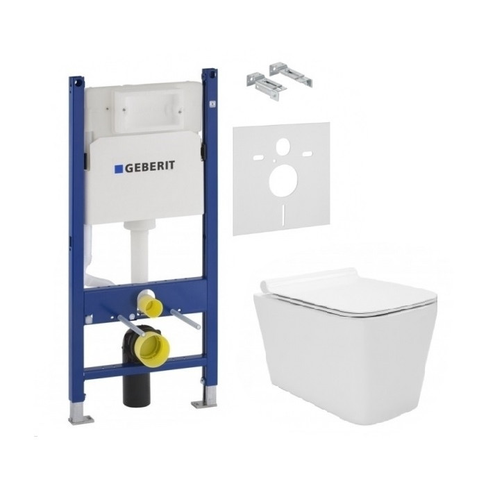 Унітаз Calani Clif підвісний (CAL-C0003) + інсталяція Geberit Duofix (CAL-C0003+458.126.00.1)