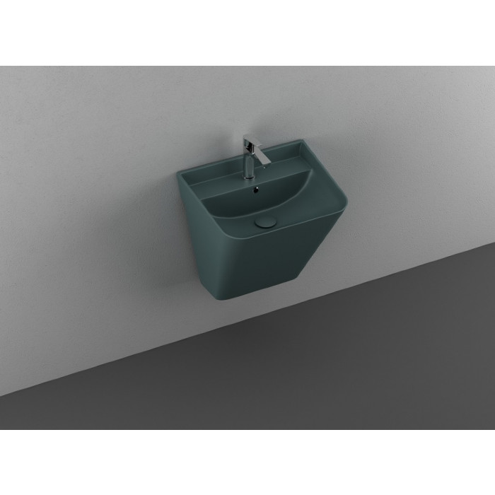 Умивальник Isvea Sott'Aqua S&S 50x42x51,5 green підвісний (10SQ37002SV-2P)