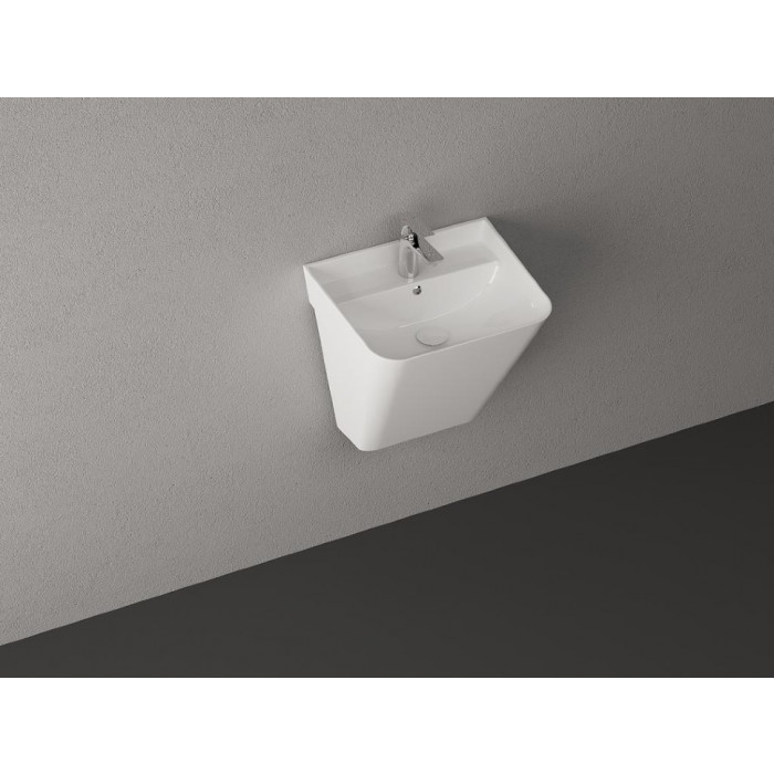Умивальник Isvea Sott'Aqua S&S 50x42x51,5 white підвісний (10SQ37002SV)