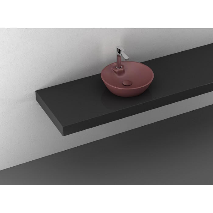 Умивальник Isvea SistemaY Soft 45x45 maroon red (10SY65045SV-2R)