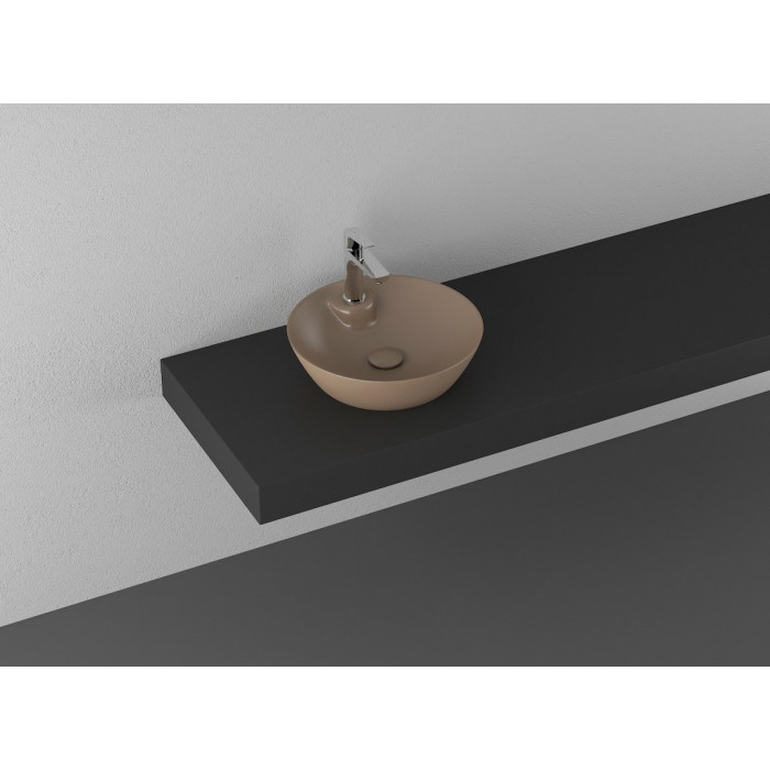 Умивальник Isvea SistemaY Soft 45x45 taupe matt (10SY65045SV-2H)