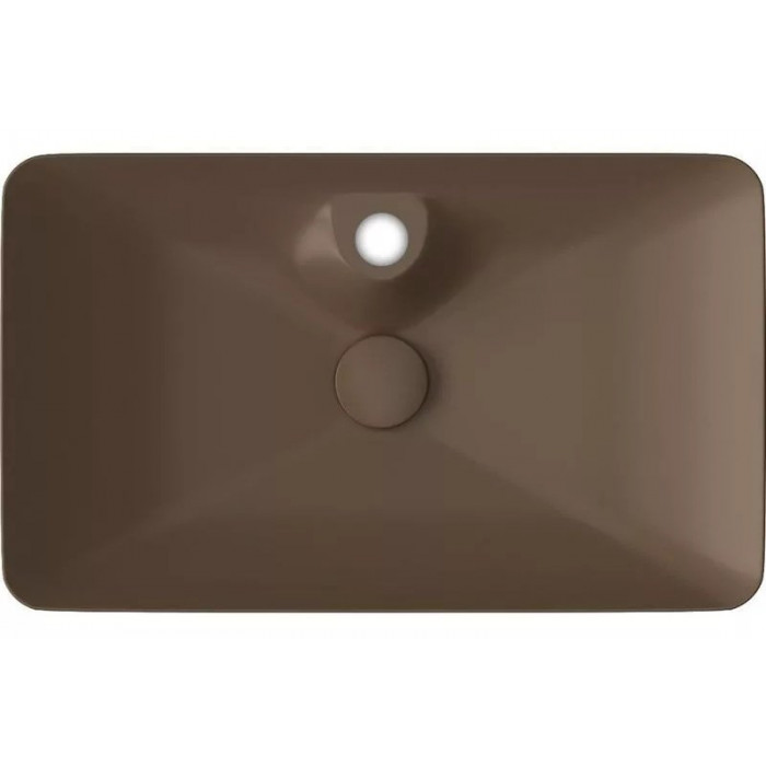 Умивальник Isvea SistemaY Clear 64,4x39,5 taupe matt (10SY50065SV-2H)