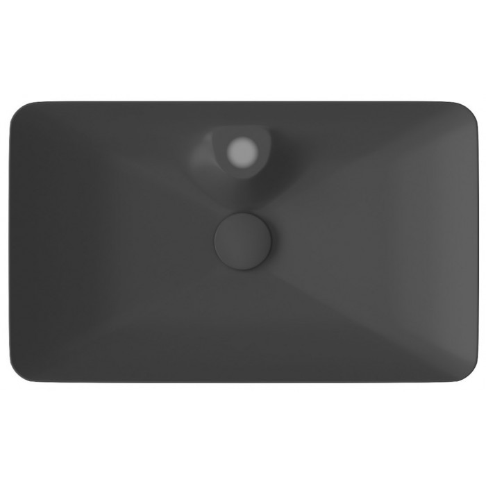 Умивальник Isvea SistemaY Clear 64,4x39,5 anthracite (10SY50065SV-2C)