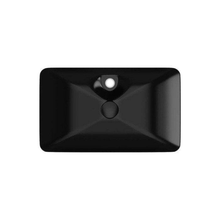 Умивальник Isvea SistemaY Clear 64,4x39,5 matte black (10SY50065SV-2N)
