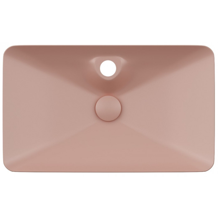 Умивальник Isvea SistemaY Clear 64,4x39,5 salmon (10SY50065SV-2S)