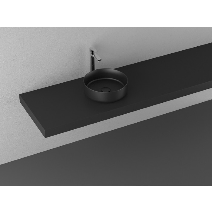 Умывальник Isvea Infinity 36x36 matte black (10NF65036-2N)