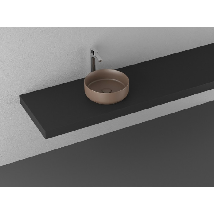 Умивальник Isvea Infinity 36x36 taupe (10NF65036-2H)