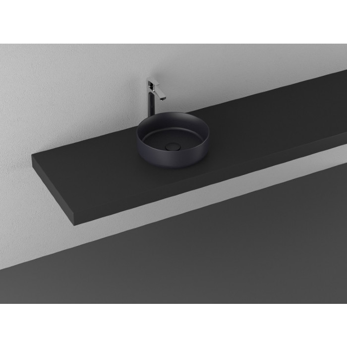 Умивальник Isvea Infinity 36x36 anthracite (10NF65036-2C)
