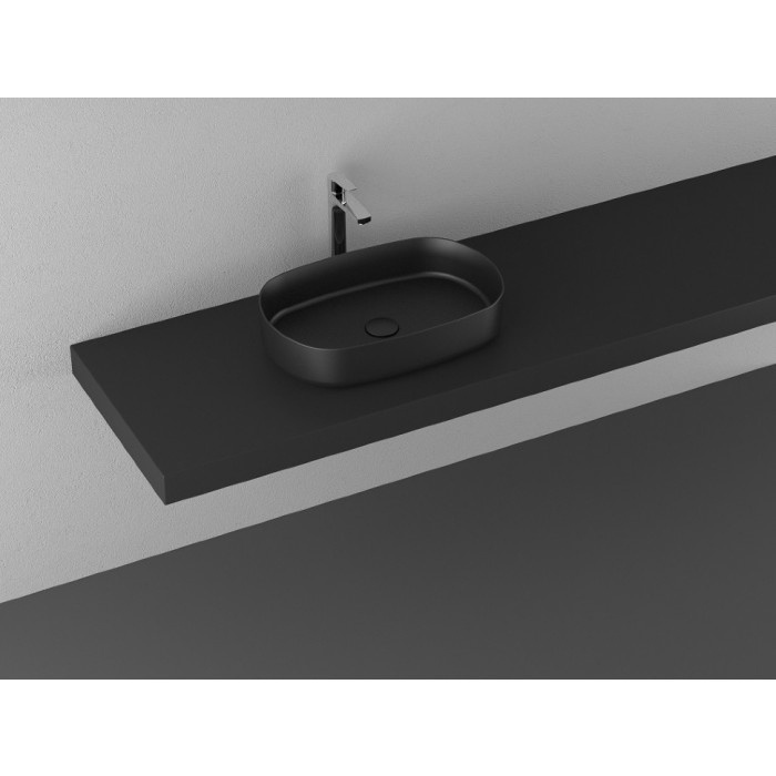 Умивальник Isvea Infinity 55x36 black matt (10NF65055-2N)