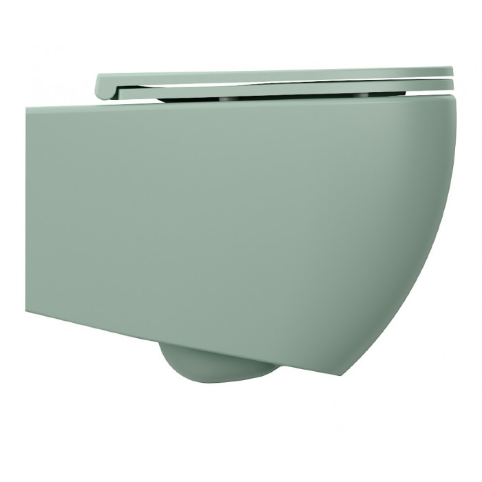 Унитаз Isvea Infinity clearimPlus Wall Hung WC 365x530 (10NF02001 2T-Mint Green)