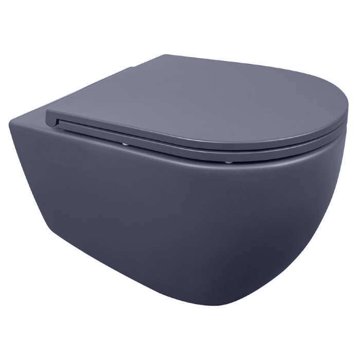 Унитаз Isvea Infinity без ободка, подвесной blue (10NF02001SV-2Z)