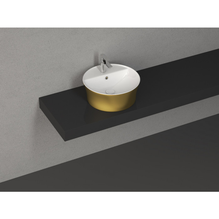 Умивальник Isvea Azur 51x51 gold (10SY65052SVGL)