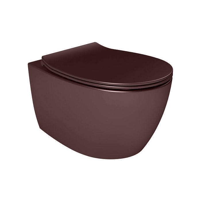 Унитаз Isvea Sentimenti Neo maroon red (10AR02010SV-2R+40D40200I-2R)