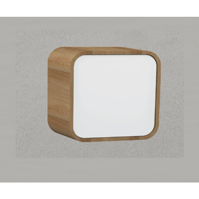 Пенал Isvea Soffice 46x46x30 wood veneered teak (23SQ9003046I)