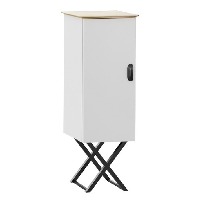 Пенал Isvea Bei Short Tall Unit right 45x40x120 white & oak (21BE3165036I)
