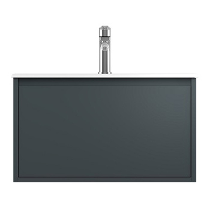 Тумбочка с умывальником Isvea Pro 70x40x45 anthracite 21MGS019071I (21MG1019071I+10SL50071)