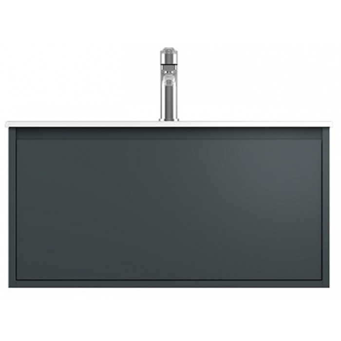 Тумбочка с умывальником Isvea Pro 80x40x45 anthracite 21MGS019081I (21MG1019081I+10SL51081)