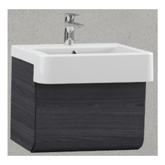 Тумбочка с умывальником Isvea Marino 59x53,5x49 wood veneered grey oak 23SQS117057I (23SQ1117057I+10SQ51058)