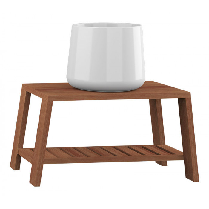 Тумбочка с умывальником Isvea Allegro 94x50x50 natural veneered teak 22ALS003080I (22AL8003080I+10AL75042)