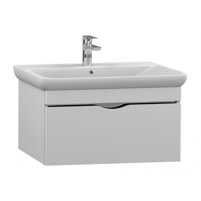 Тумбочка с умывальником Isvea Viva 80,5x48,5x48 white 21VVS001080I (21VV1001080I+10VV50081)