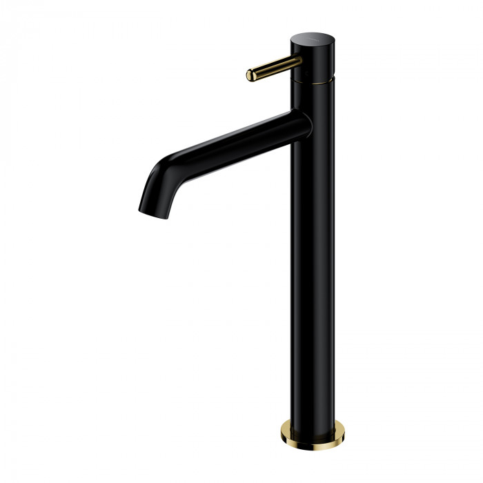 Змішувач Omnires Y black/gold, високий (Y1212BLGL)
