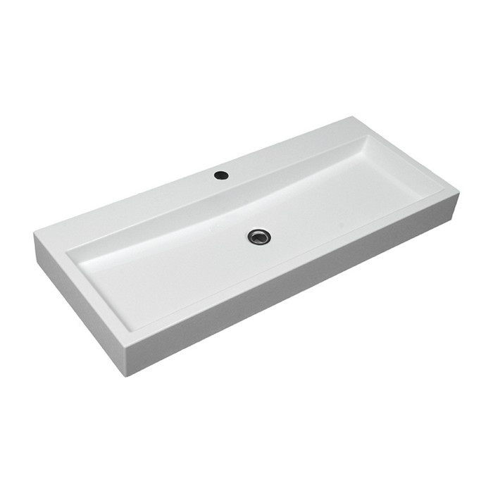 Умивальник Omnires Thasos 42x100 white (THASOS1000BP)