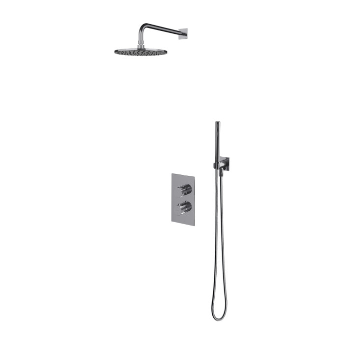 Душевая система с термостатом Omnires Contour chrome (SYSCT11CR)