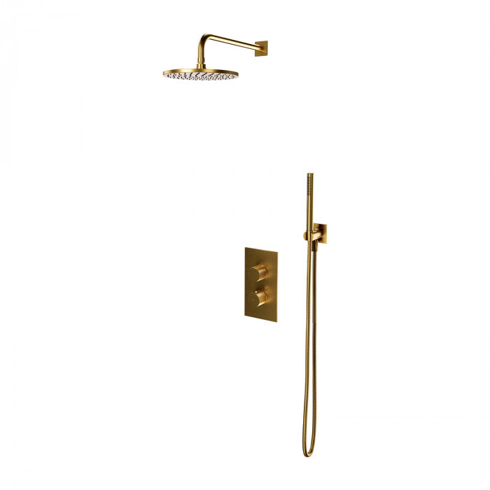 Душевая система с термостатом Omnires Contour gold (SYSCT11GLB)