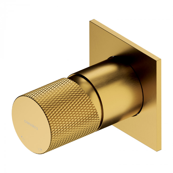 Смеситель для ванны и душа Omnires Contour скрытого монтажа, (CT8045GLB)