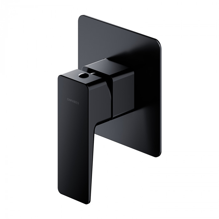 Смеситель для душа скрытого монтажа Omnires Parma black mat (PM7445BL)