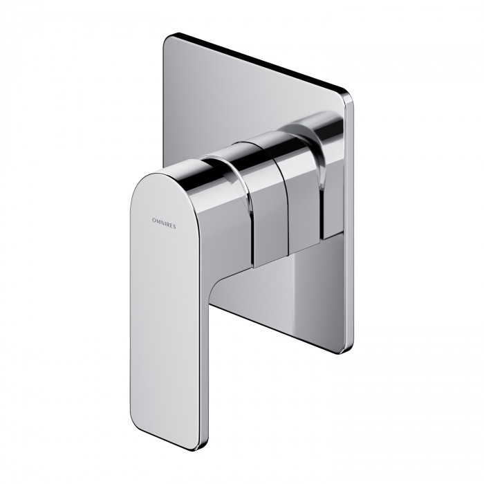 Смеситель для ванны и душа Omnires Baretti скрытого монтажа, chrome (BA7845CR)