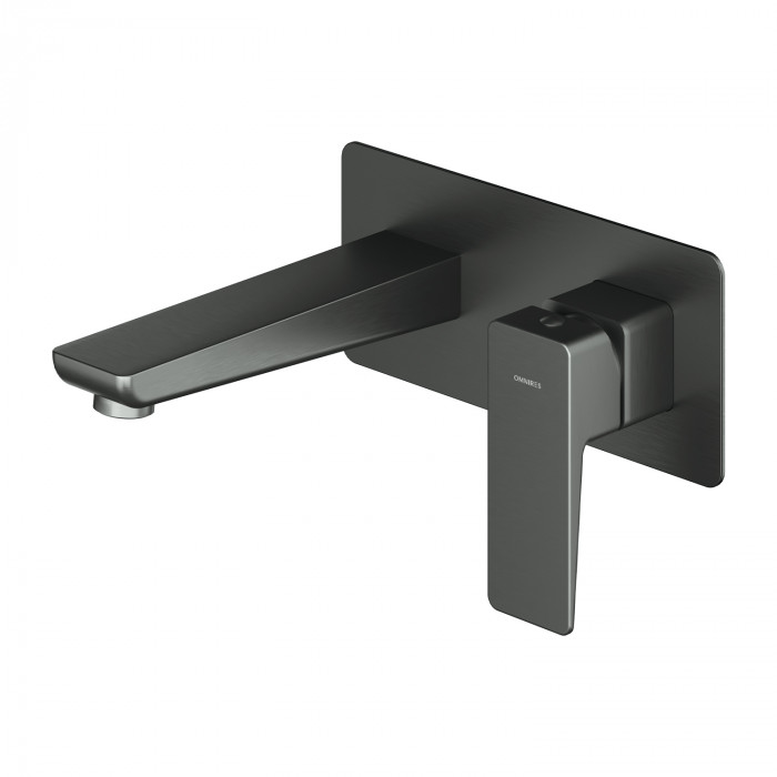 Смеситель для умывальника монтажа Omnires Parma grafit (PM7415GR)