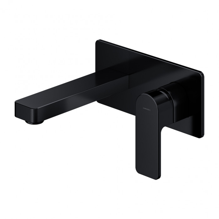 Смеситель для умывальника Omnires Baretti скрытого монтажа, black mat (BA7815BL)