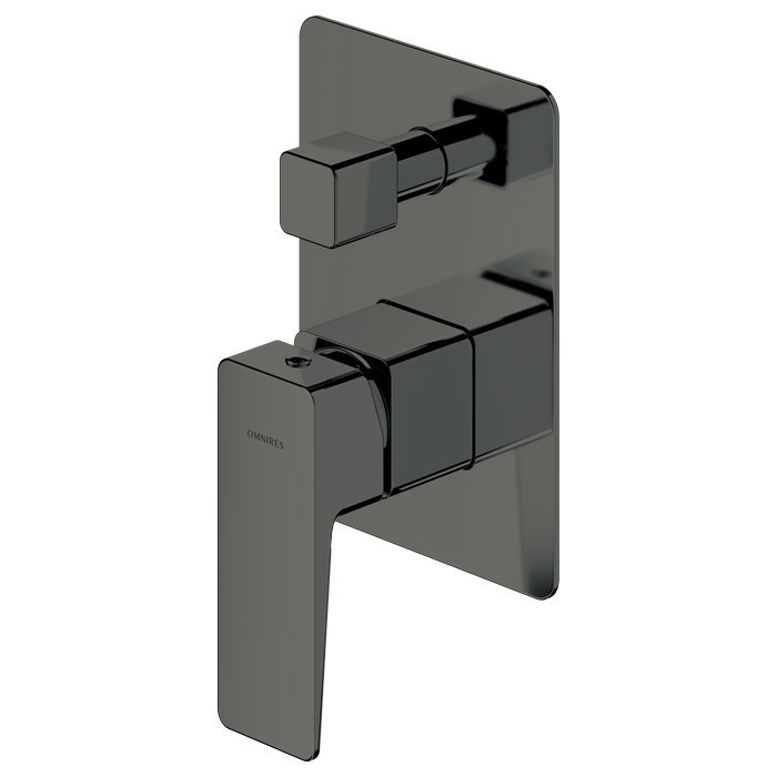 Смеситель для ванны и душа Omnires Parma grafit (PM7435GR)