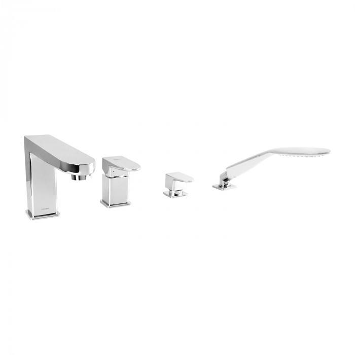 Смеситель для ванны Omnires Siena на 4 отверстия chrome (SN7332CR)
