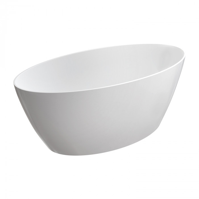 Ванна зі штучного каменю Omnires Siena 160x80 white (SIENAWWBP)