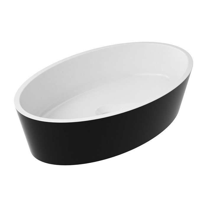 Умивальник Omnires Siena 30x50 black (SIENAUNBCP)