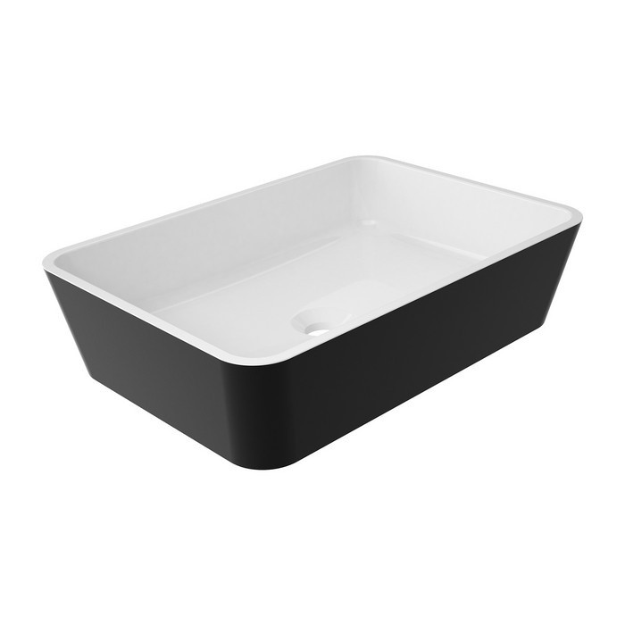 Умивальник Omnires Parma 35x50 black (PARMAUNBCP)
