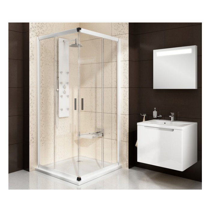 Душевой уголок Ravak Blix BLRV2-80 Белый Grape 1LV40100ZG