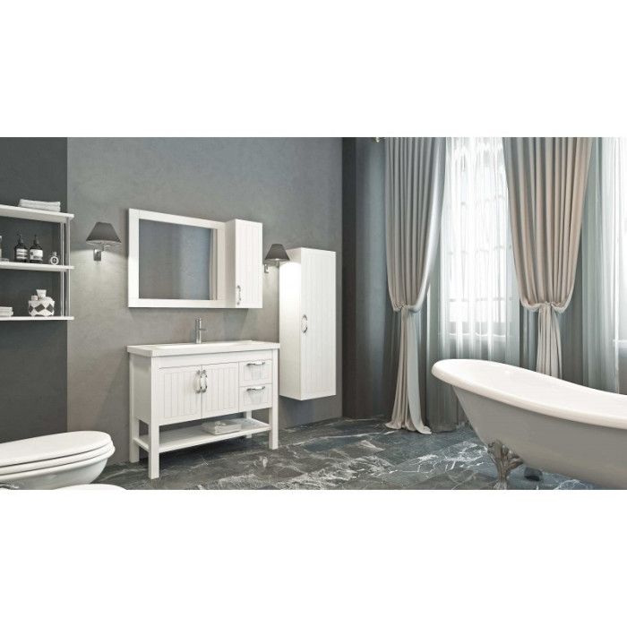 Тумба с Умывальником  Veronis Helen 100 White VE-THELENW100