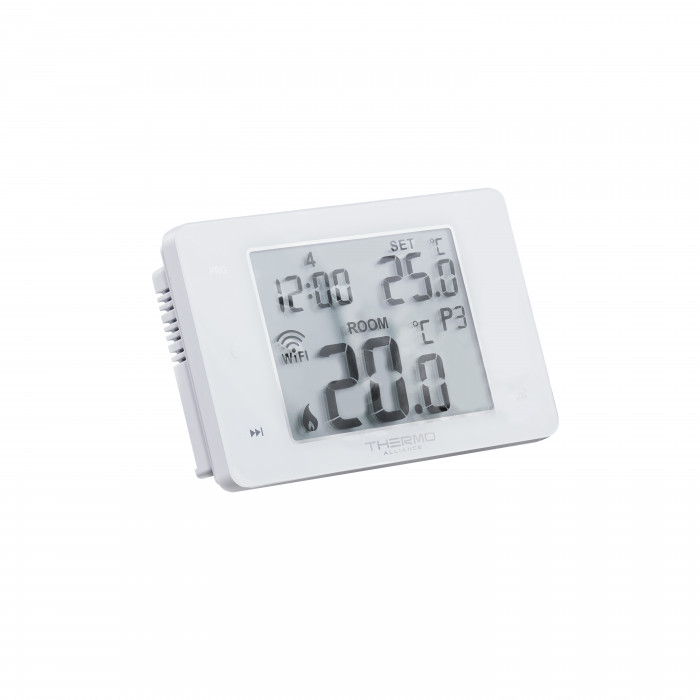 Тижневий програмований термостат Thermo Alliance ТА-2701 WiFi сенсорний c WiFi