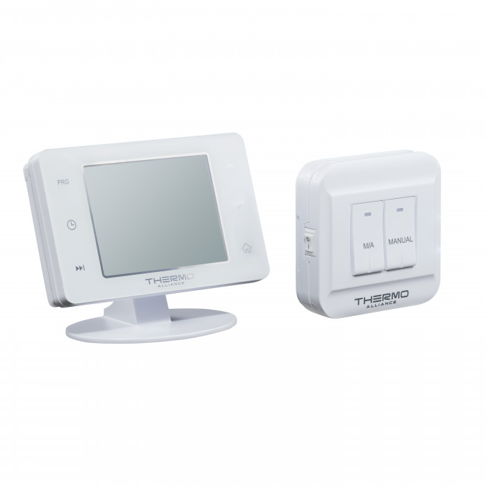 Тижневий програмований термостат Thermo Alliance ТА-2701WiFiRF радіокерований сенсорний c WiFi