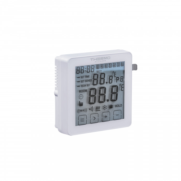Тижневий програмований термостат Thermo Alliance ТА-2501 сенсорний WiFi c WiFi