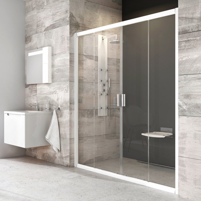Душові двері Ravak Blix BLDP4-190 Білий Transparent 0YVL0100Z1